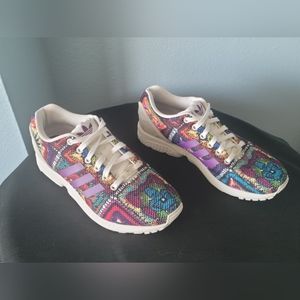 ADIDAS ZX Flux Torsion Shoes 9 Tie Dye